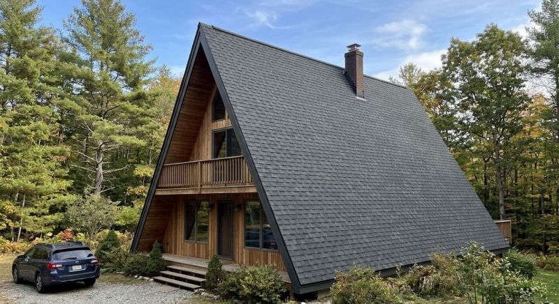 A Frame Roof Installation in Waterbury, CT