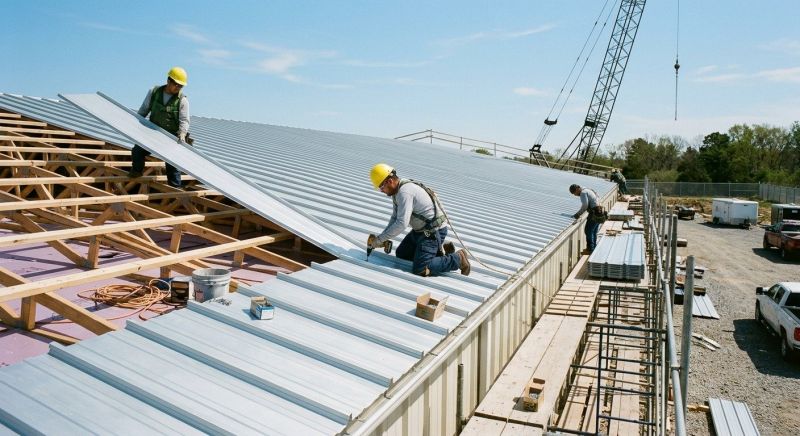 Aluminum Roof Installation in Durham, CT
