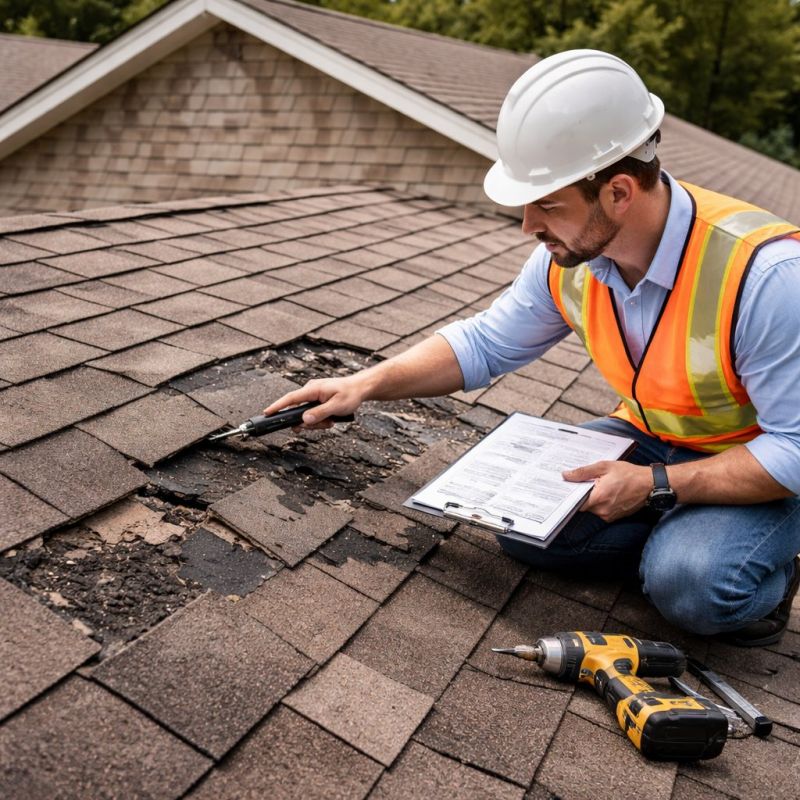 Asphalt Roof Inspection in Plainville, CT