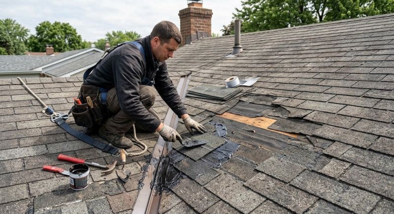 Asphalt Roof Leak Repair in Bristol, CT
