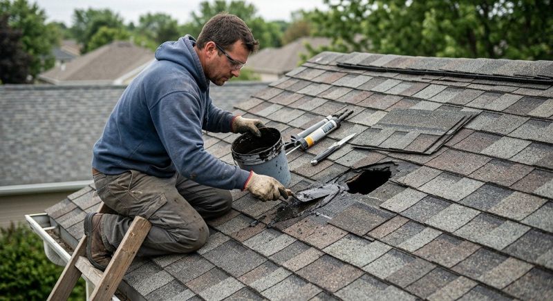 Asphalt Roof Leak Repair in Plainville, CT