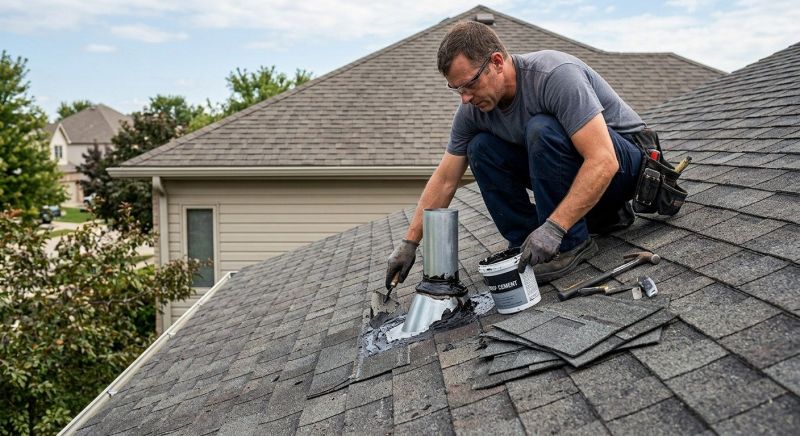 Asphalt Roof Leak Repair in Roxbury, CT
