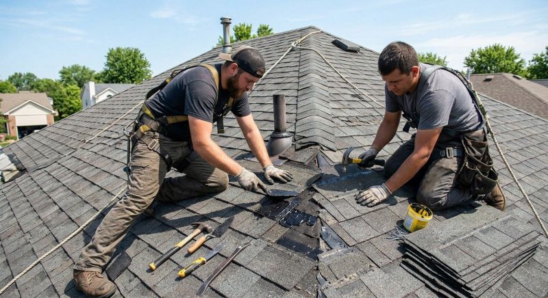 Asphalt Roof Repair in Newtown, CT