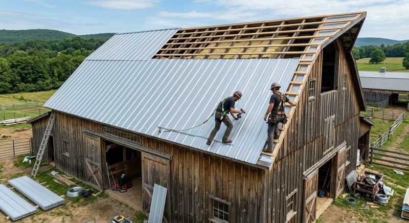 Barn Roof Construction in Waterbury, CT
