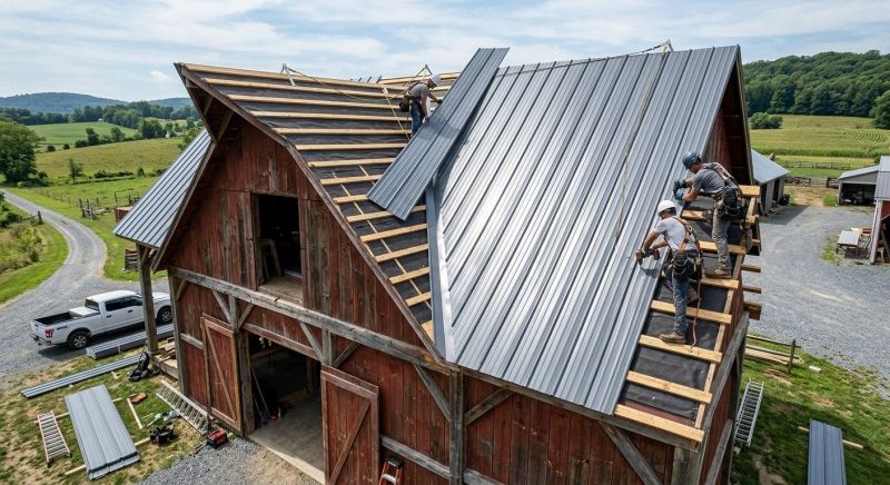 Barn Roof Construction in Waterbury, CT