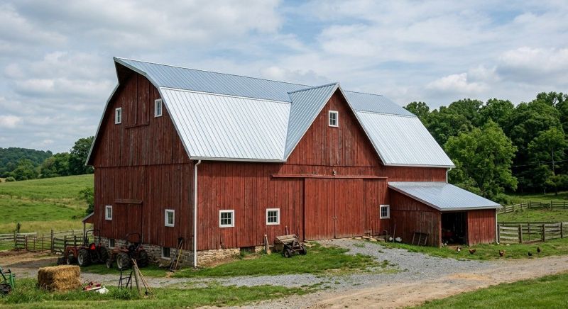 Barn Roof Replacement in Plymouth, CT