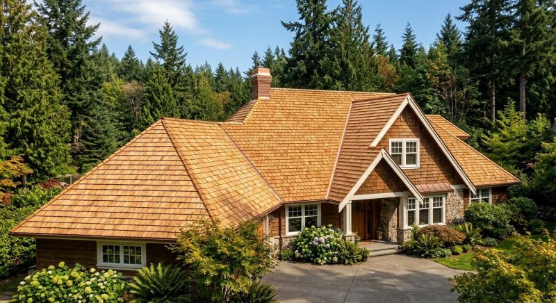 Cedar Roof Installation in New Hartford, CT