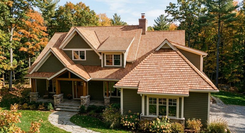 Cedar Roof Installation in New Hartford, CT