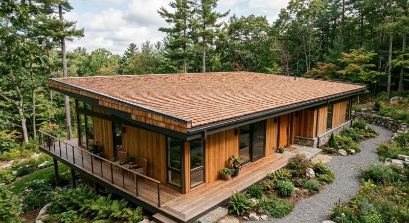Cedar Shake Roof Construction in North Branford, CT