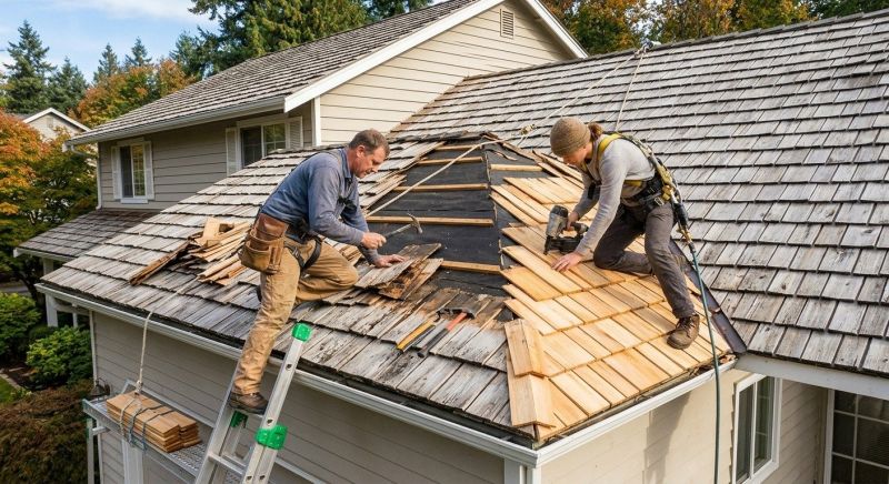Cedar Shingles Repair in Bethlehem, CT