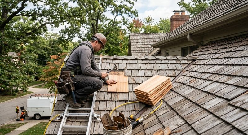 Cedar Shingles Repair in Bethlehem, CT