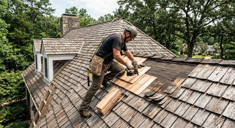 Cedar Shingles Repair in Durham, CT