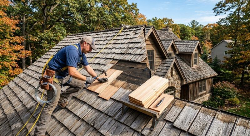 Cedar Shingles Repair in Middletown, CT