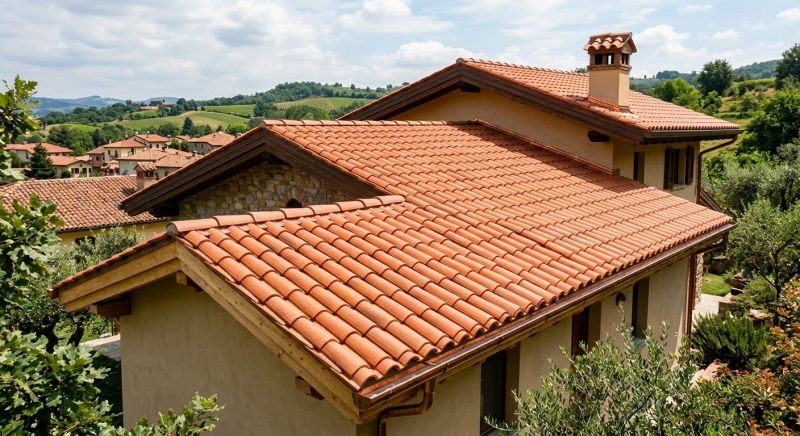 Clay Roof Installation in Middlebury, CT