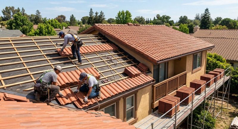 Clay Roof Installation in Plainville, CT