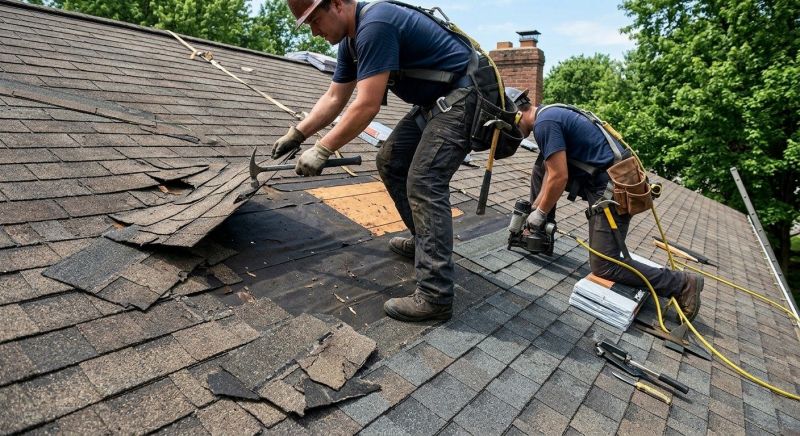Damaged Roof Repair in Bridgewater, CT