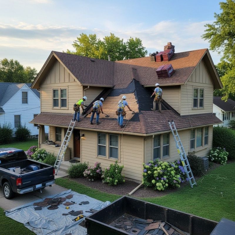 Damaged Roof Replacement in New Hartford, CT