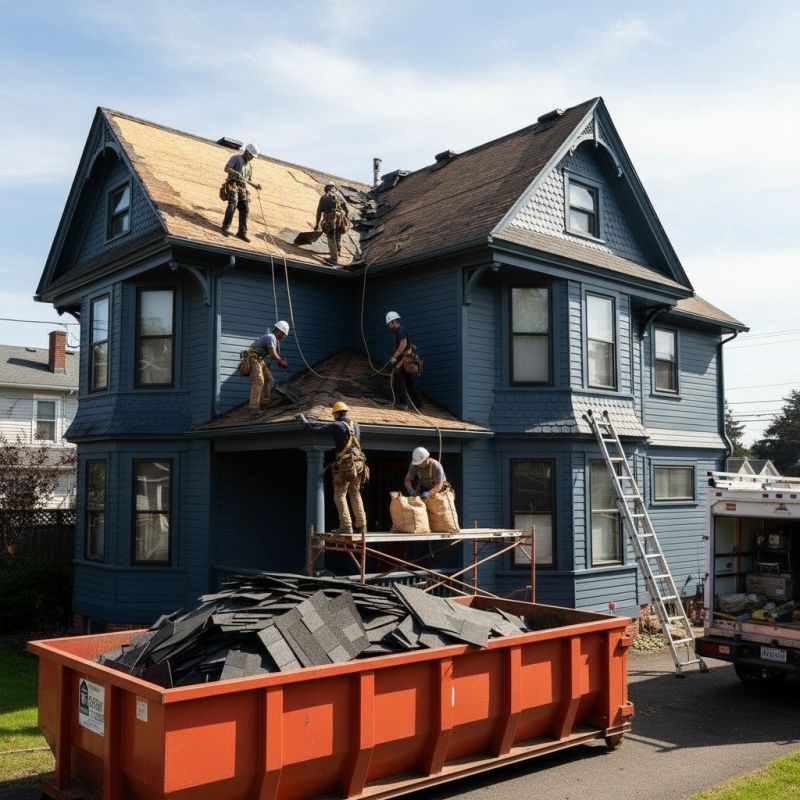 Damaged Roof Replacement in New Haven, CT