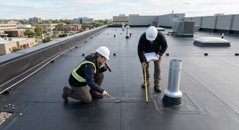 Epdm Roof Inspection in Waterbury, CT