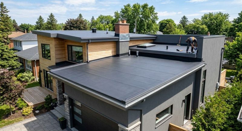 Epdm Roof Installation in Brookfield, CT