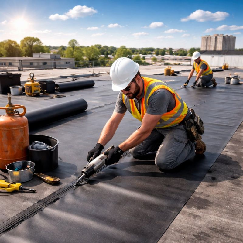 Epdm Roof Installation in Hartford, CT