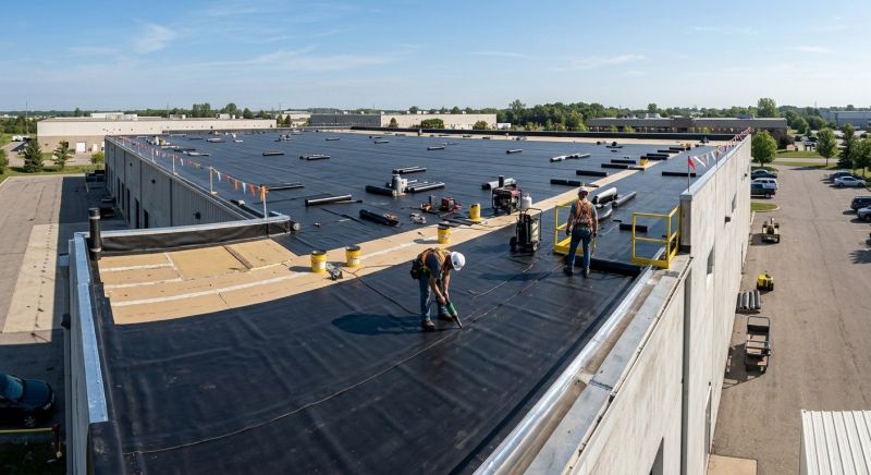 Flat Roof Installation in Bristol, CT