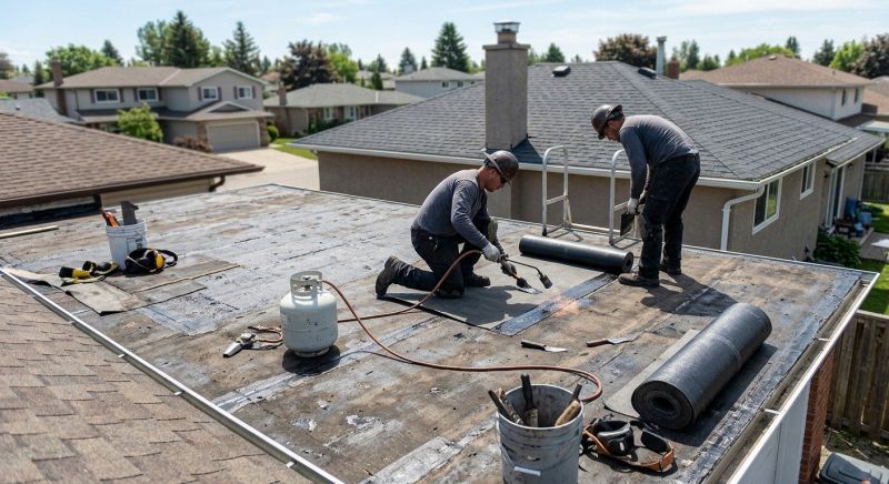 Flat Roof Repair in New Hartford, CT