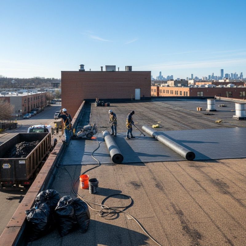 Flat Roof Replacement in Harwinton, CT
