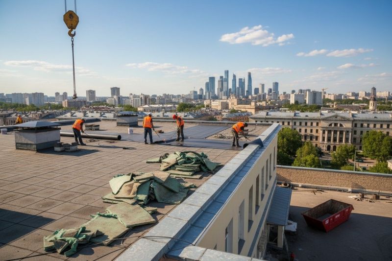 Flat Roof Replacement in Redding, CT