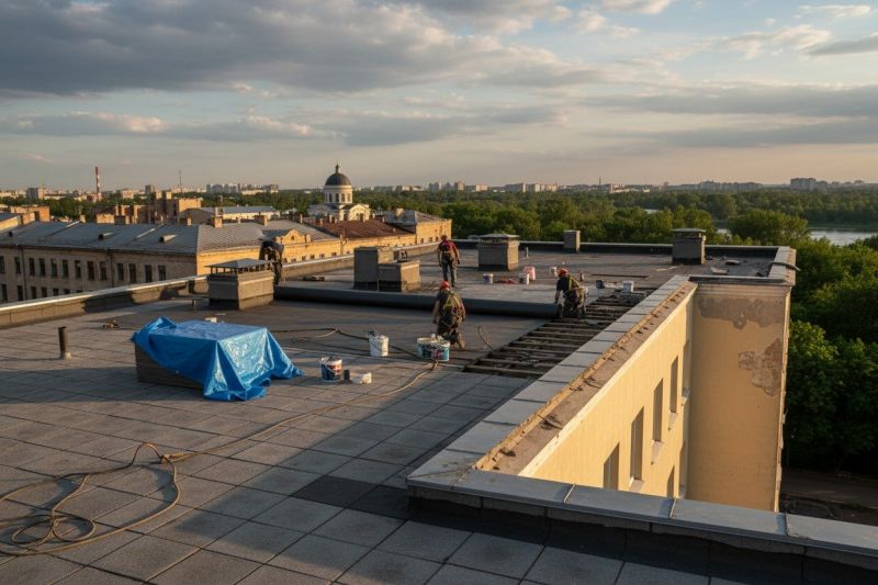 Flat Roof Replacement in Roxbury, CT
