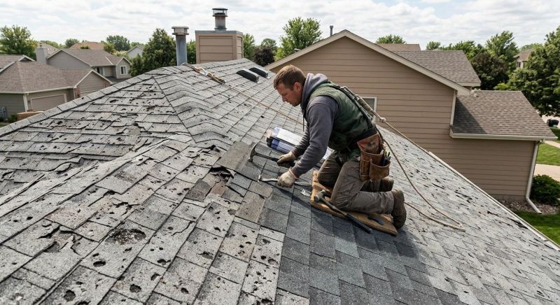 Hail Damage Roof Repair in Middlebury, CT