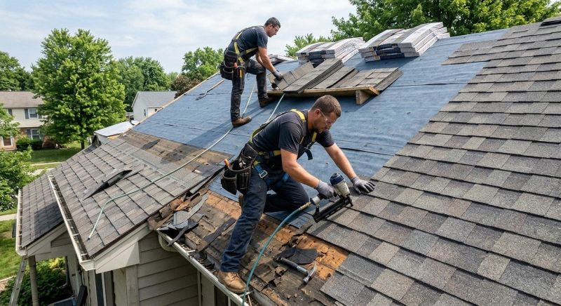 Hip Roof Shingle Replacement in Waterbury, CT