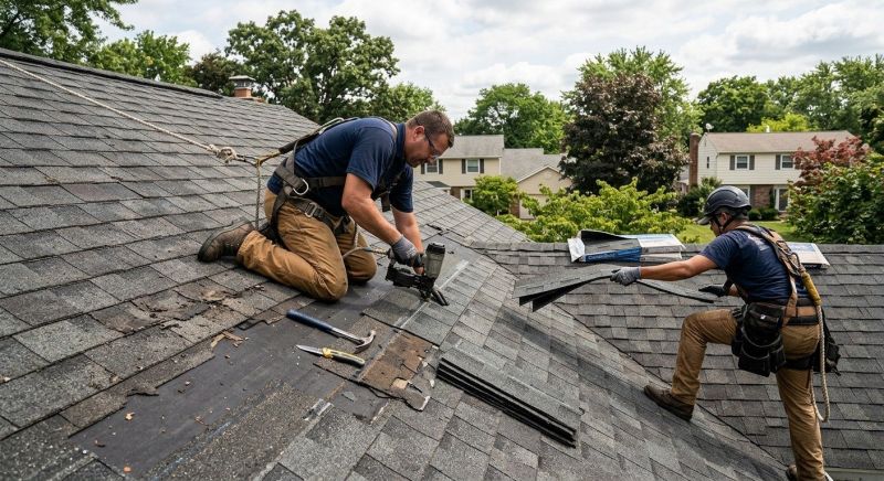 House Roof Repair in Wethersfield, CT