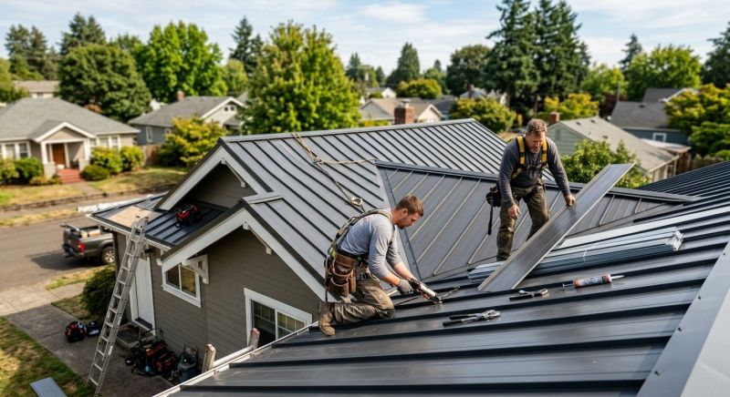 Metal Roof Repair in Avon, CT