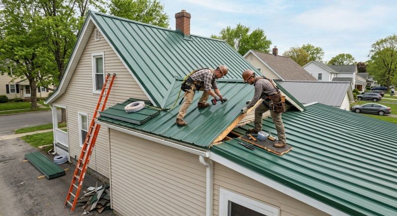 Metal Roof Repair in Newtown, CT