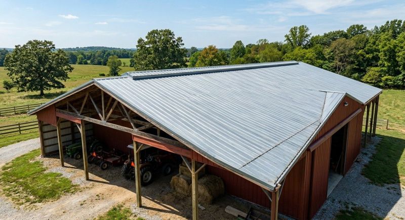 Pole Barn Roof Repair in New Britain, CT