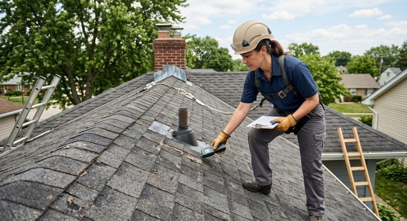 Roof Damage Inspection in Bridgeport, CT