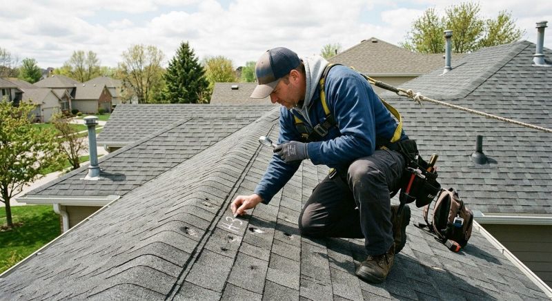 Roof Damage Inspection in Cheshire, CT