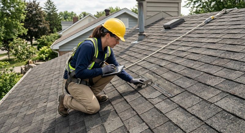 Roof Damage Inspection in Derby, CT