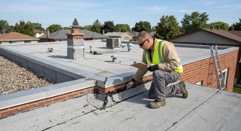 Roof Damage Inspection in Milford, CT