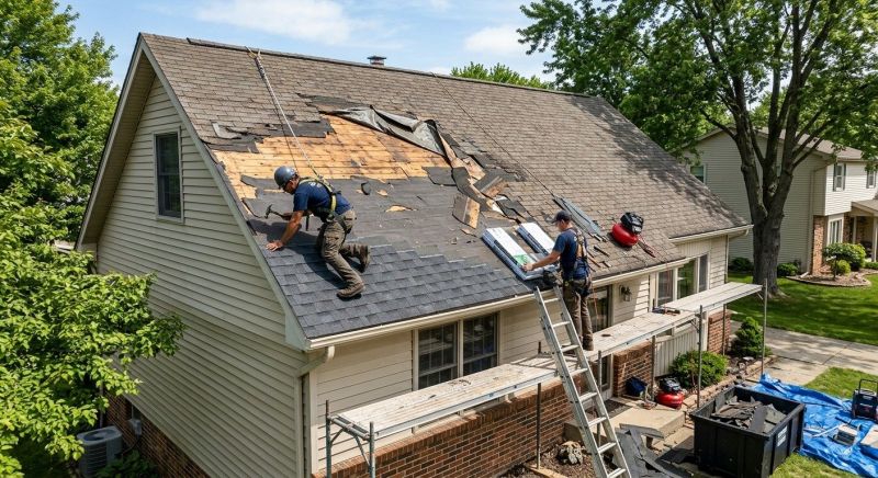 Roof Damage Repair in Plainville, CT