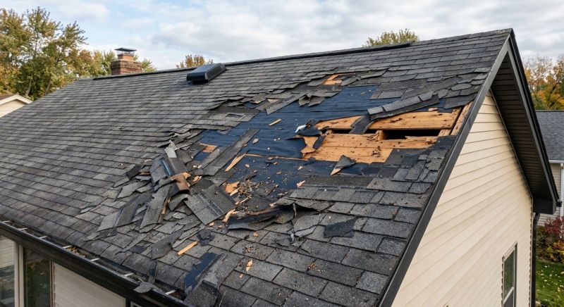 Roof Damage Repair in Plainville, CT