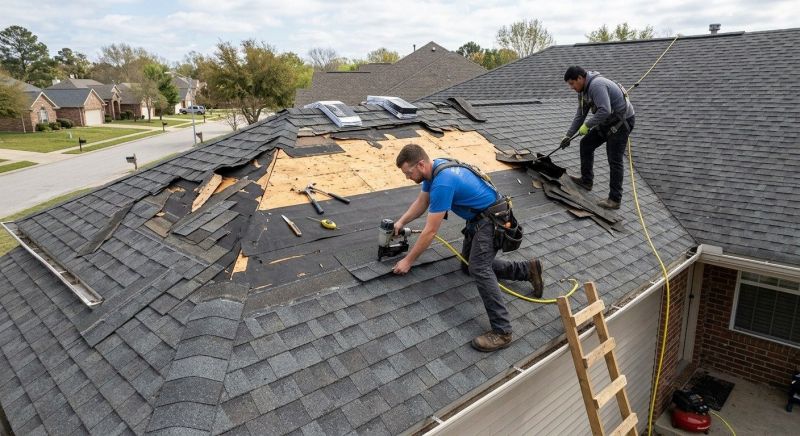 Roof Damage Restoration in Meriden, CT