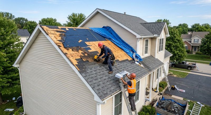 Roof Damage Restoration in New Preston Marble Dale, CT