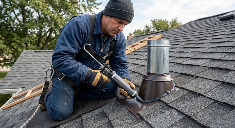 Roof Vent Flashing Repair in Waterbury, CT