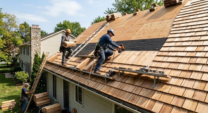 Shake Roof Replacement in Meriden, CT