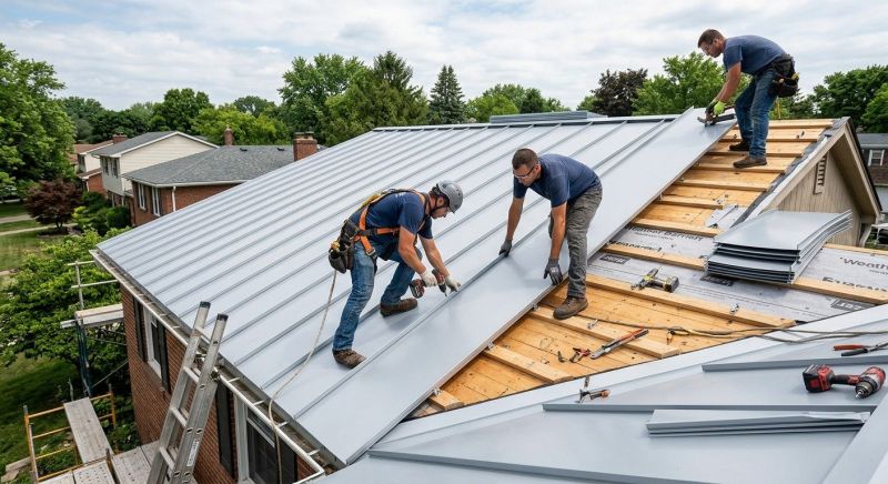 Sheet Roofing Installation in Monroe, CT