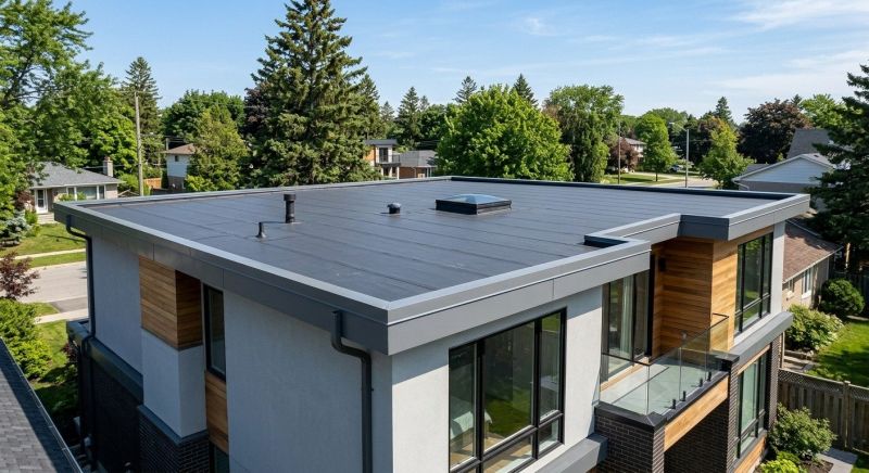 Single Ply Roof Installation in Ansonia, CT