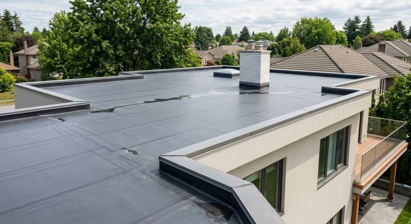 Single Ply Roof Installation in Goshen, CT