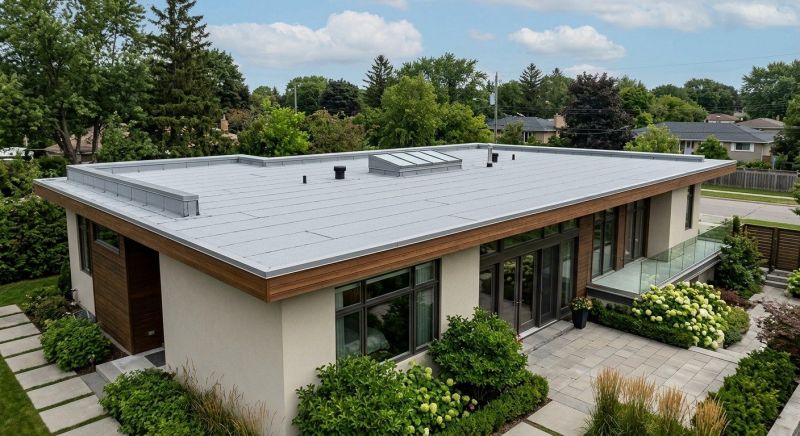 Single Ply Roof Installation in Redding, CT